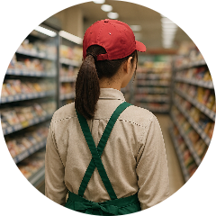 奈良県橿原市・24歳女性（スーパー勤務／パート）